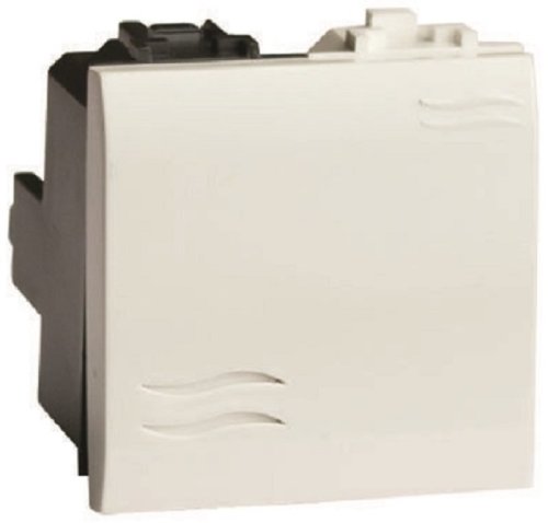 Переключатель для кабель-канала DKC Brava 1-кл. 2 мод. проходной белый картинка